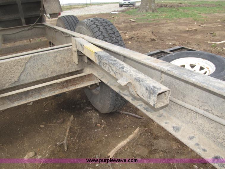 image for item B5467 2007 Big Tex 14LX gooseneck tandem axle dump trailer