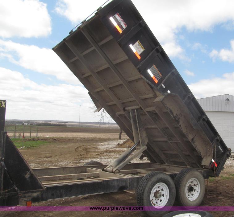 image for item B5467 2007 Big Tex 14LX gooseneck tandem axle dump trailer