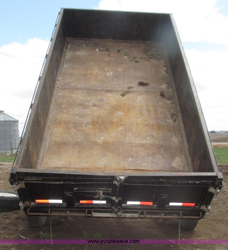 image for item B5467 2007 Big Tex 14LX gooseneck tandem axle dump trailer