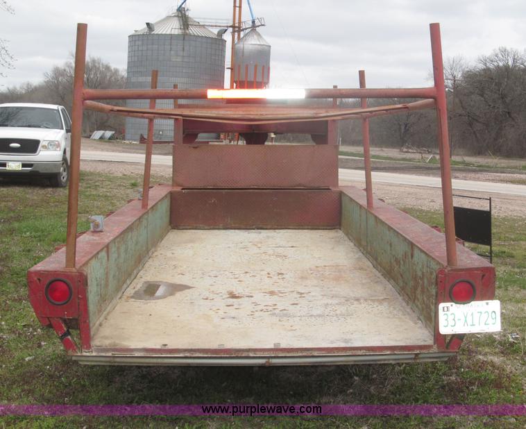 image for item B5472 1968 20' Wells Cargo gooseneck van box trailer