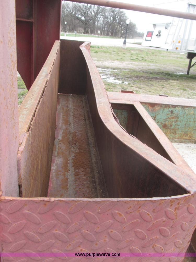 image for item B5472 1968 20' Wells Cargo gooseneck van box trailer