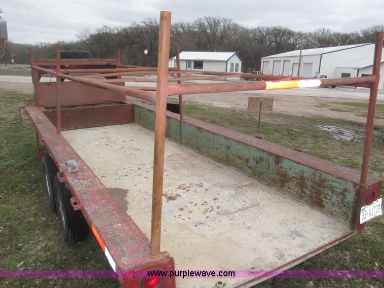 image for item B5472 1968 20' Wells Cargo gooseneck van box trailer