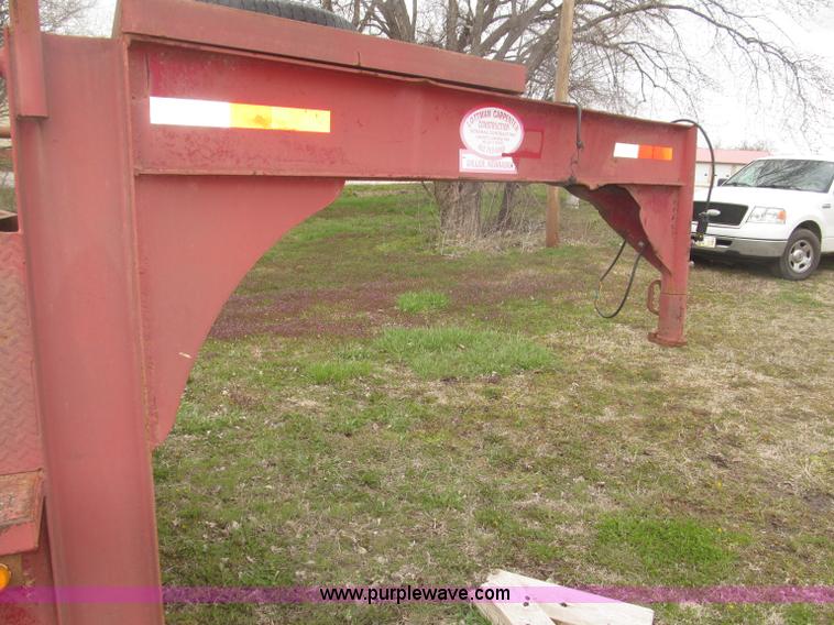 image for item B5472 1968 20' Wells Cargo gooseneck van box trailer