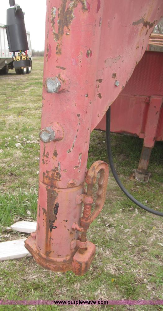 image for item B5472 1968 20' Wells Cargo gooseneck van box trailer