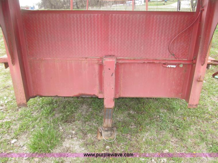 image for item B5472 1968 20' Wells Cargo gooseneck van box trailer