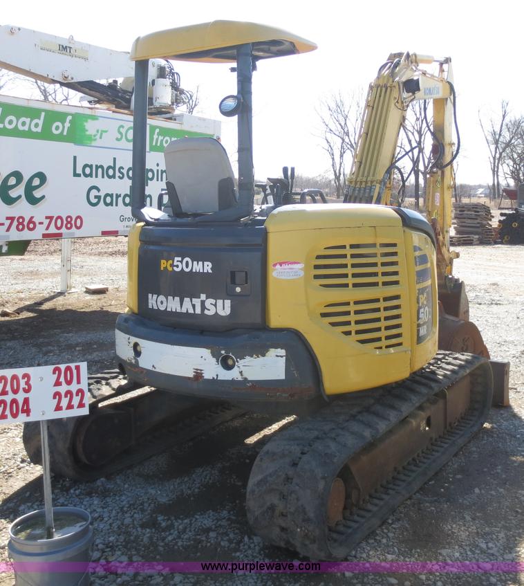 image for item D5805 2004 Komatsu PC50MR-2 mini excavator