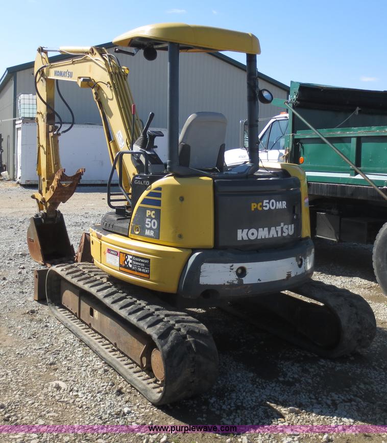 image for item D5805 2004 Komatsu PC50MR-2 mini excavator