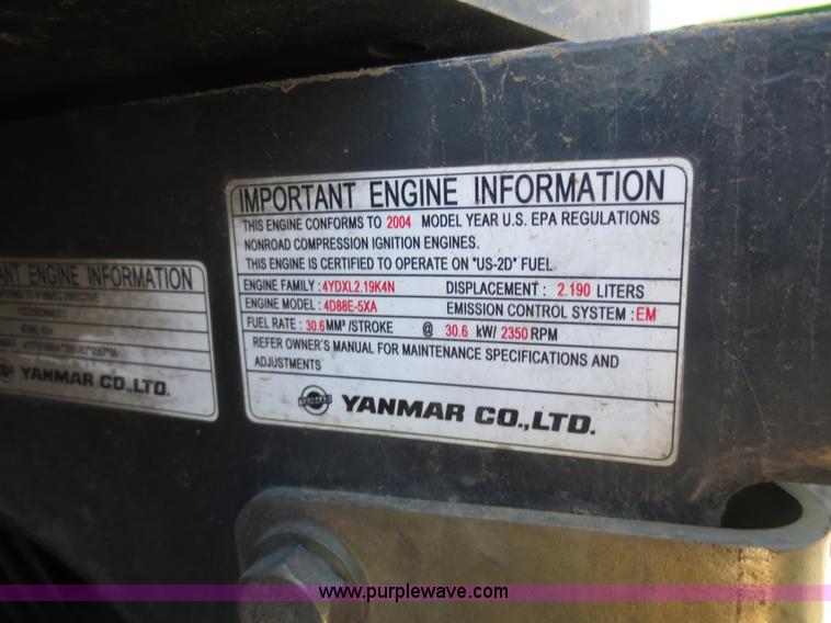 image for item D5805 2004 Komatsu PC50MR-2 mini excavator