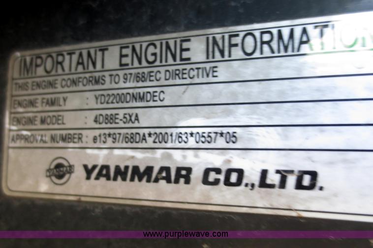 image for item D5805 2004 Komatsu PC50MR-2 mini excavator