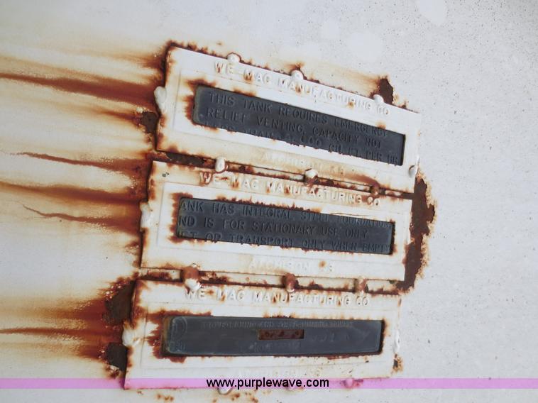 image for item D5829 10,000 gallon steel fuel tank