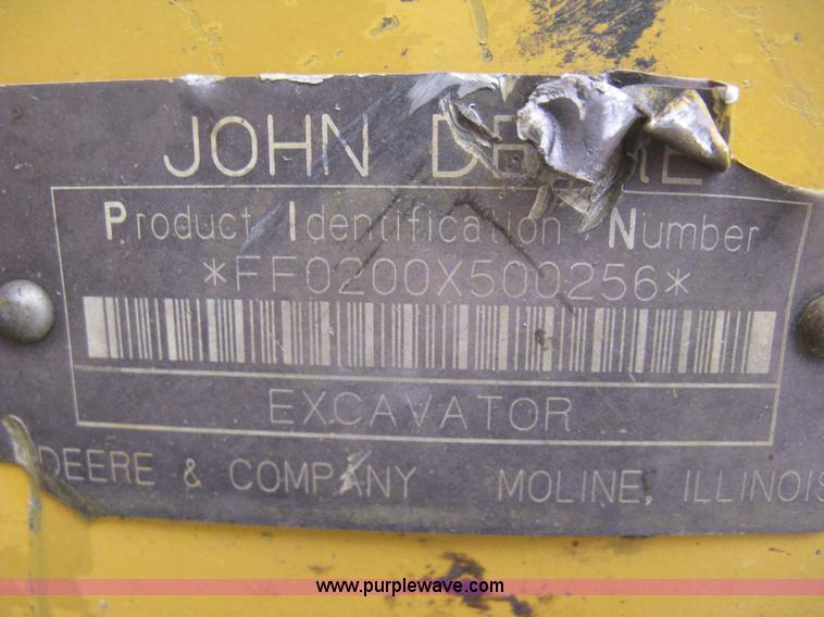 image for item E3378 1998 John Deere 200LC excavator