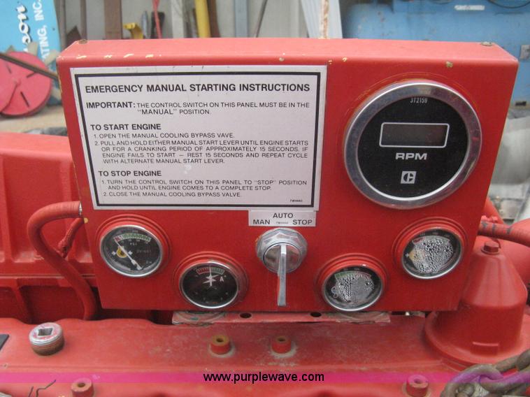 image for item E3379 Diesel engine fire pump controller