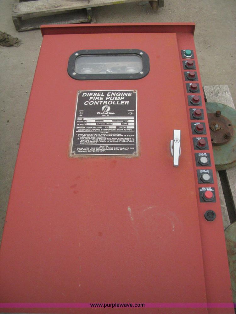 image for item E3379 Diesel engine fire pump controller