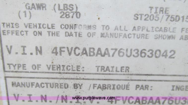 image for item E3892 2006 Ingersoll Rand 185 air compressor