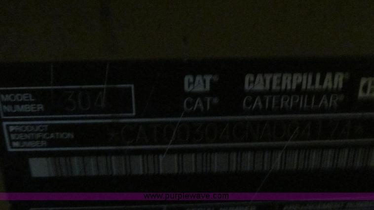 image for item E3903 2006 Caterpillar 304CR mini excavator