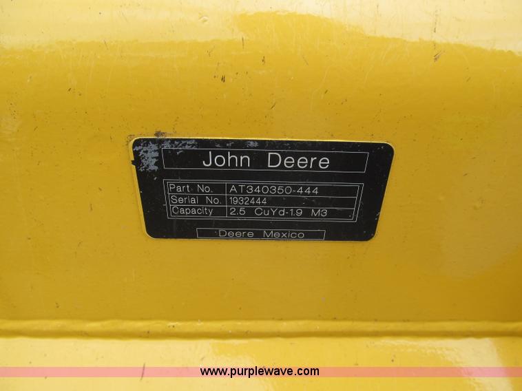 image for item E5860 2011 John Deere 444K articulated wheel loader