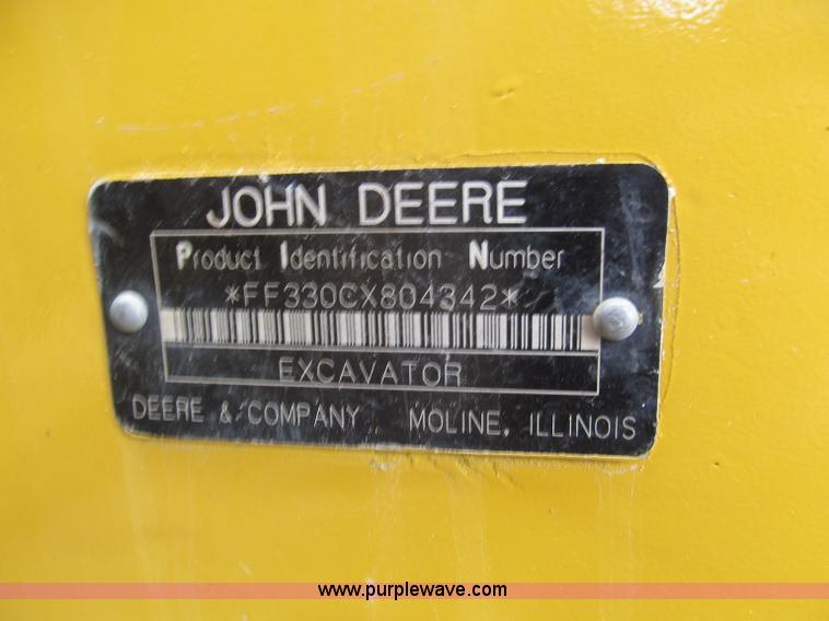 image for item E5862 2006 John Deere 330C LC excavator