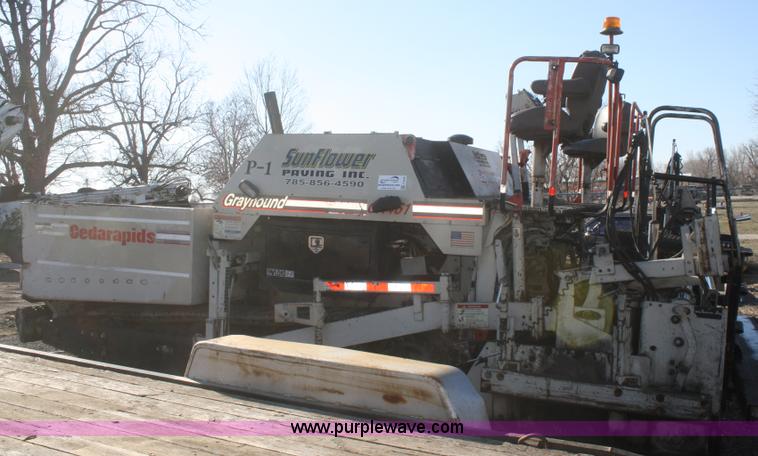 image for item F2546 Cedarapids CR461 Greyhound asphalt paver