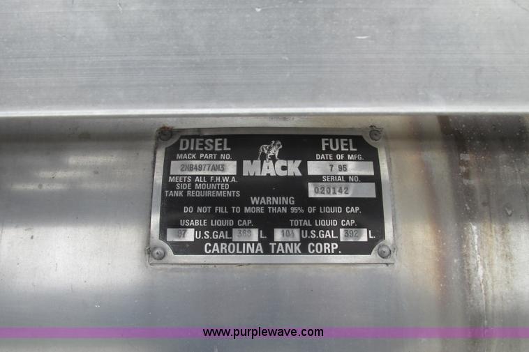 image for item F4780 1996 Mack CH613 triple axle semi truck