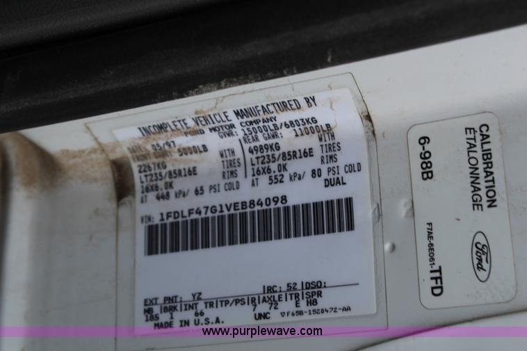 image for item G5044 1997 Ford F450 Super Duty dump bed truck