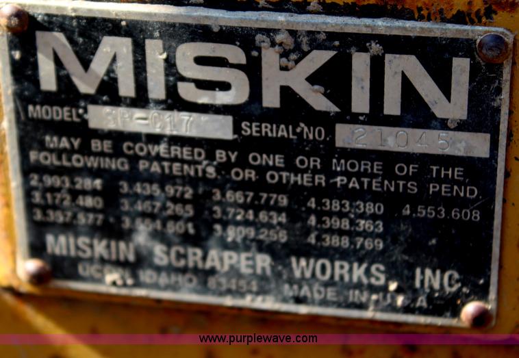 image for item G5419 Miskin SPC-17 pull-type scraper