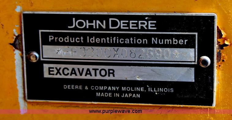 image for item G5426 2004 John Deere 330C LC excavator