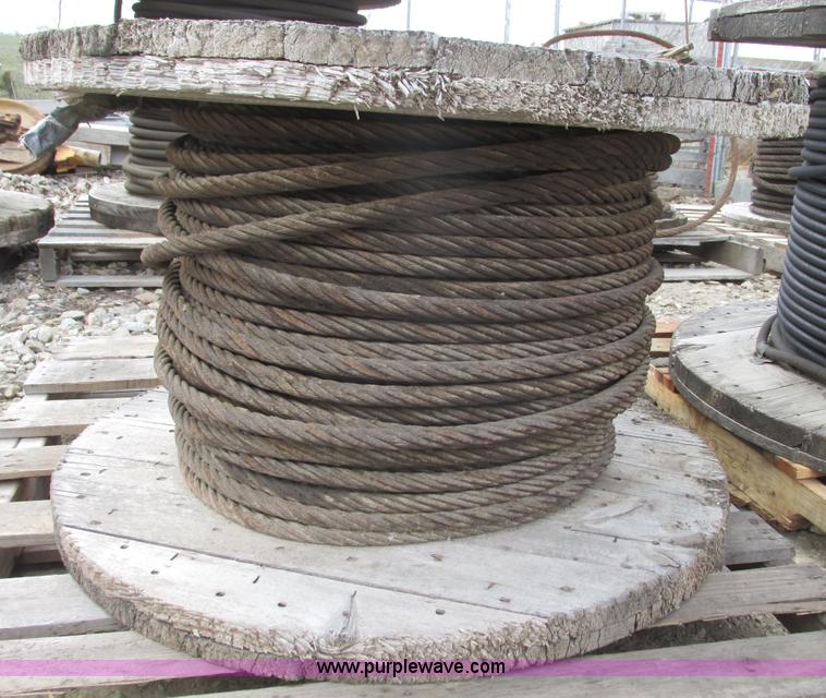 image for item V9991 Spool of 3/4" steel cable