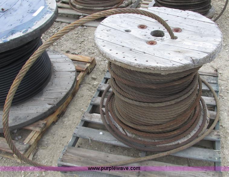 image for item V9993 Spool of 7/8" steel cable
