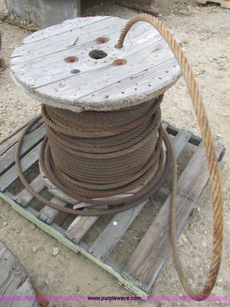 image for item V9993 Spool of 7/8" steel cable