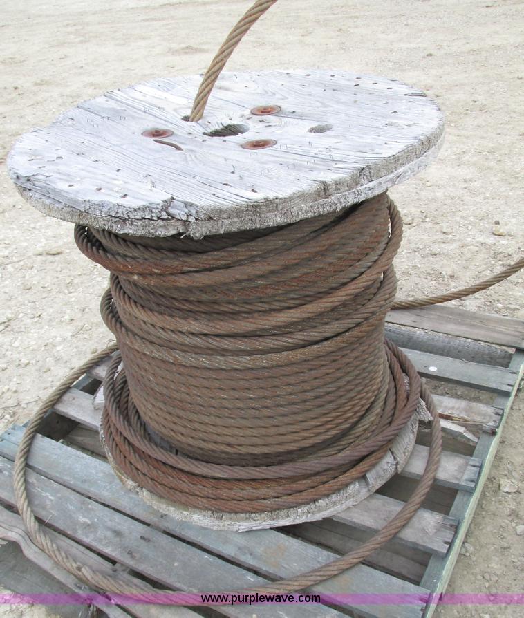 image for item V9993 Spool of 7/8" steel cable