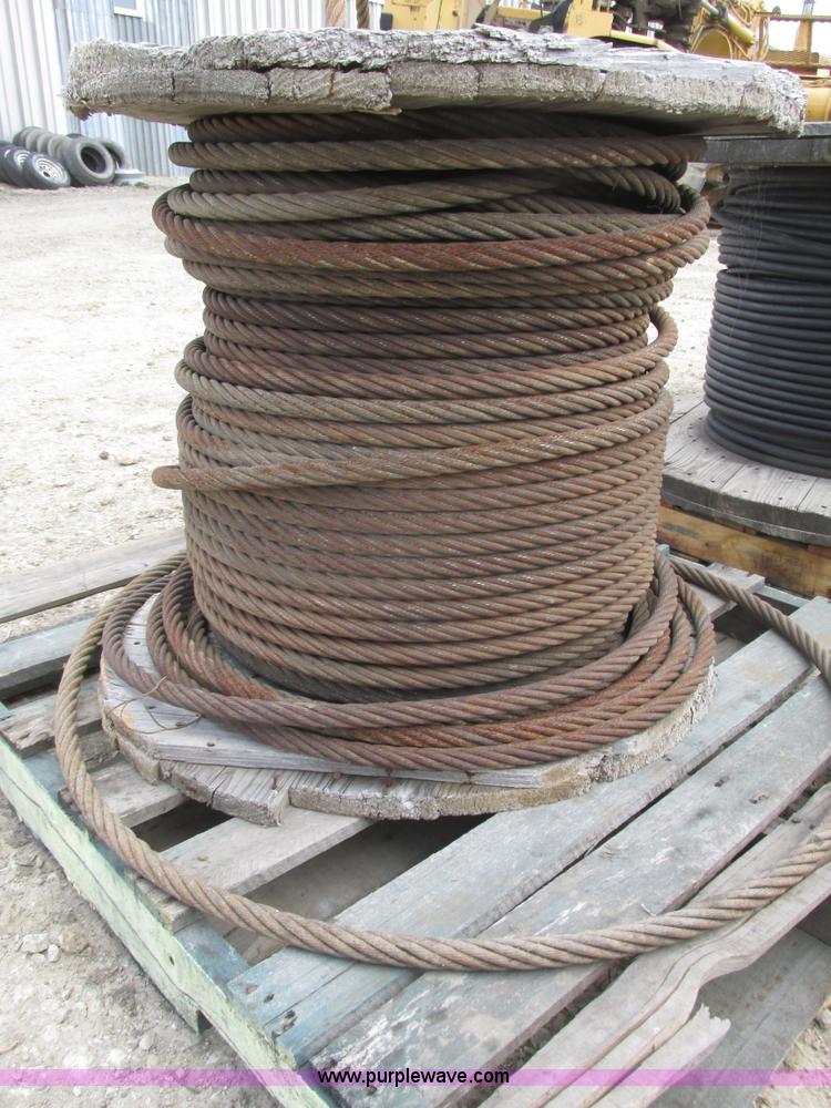 image for item V9993 Spool of 7/8" steel cable