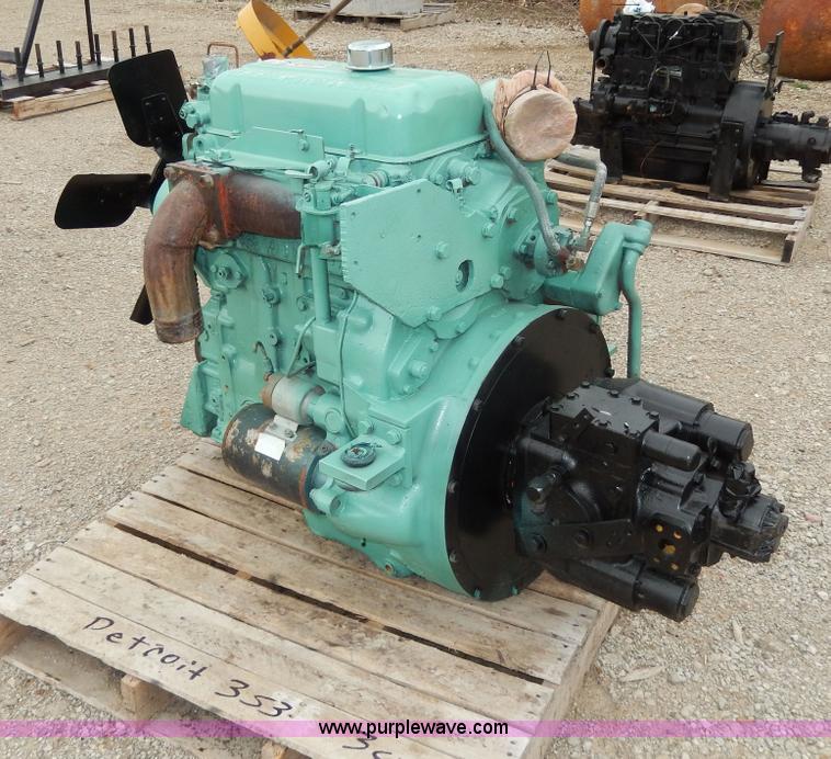 image for item W9936 Detroit 353 three cylinder diesel engine