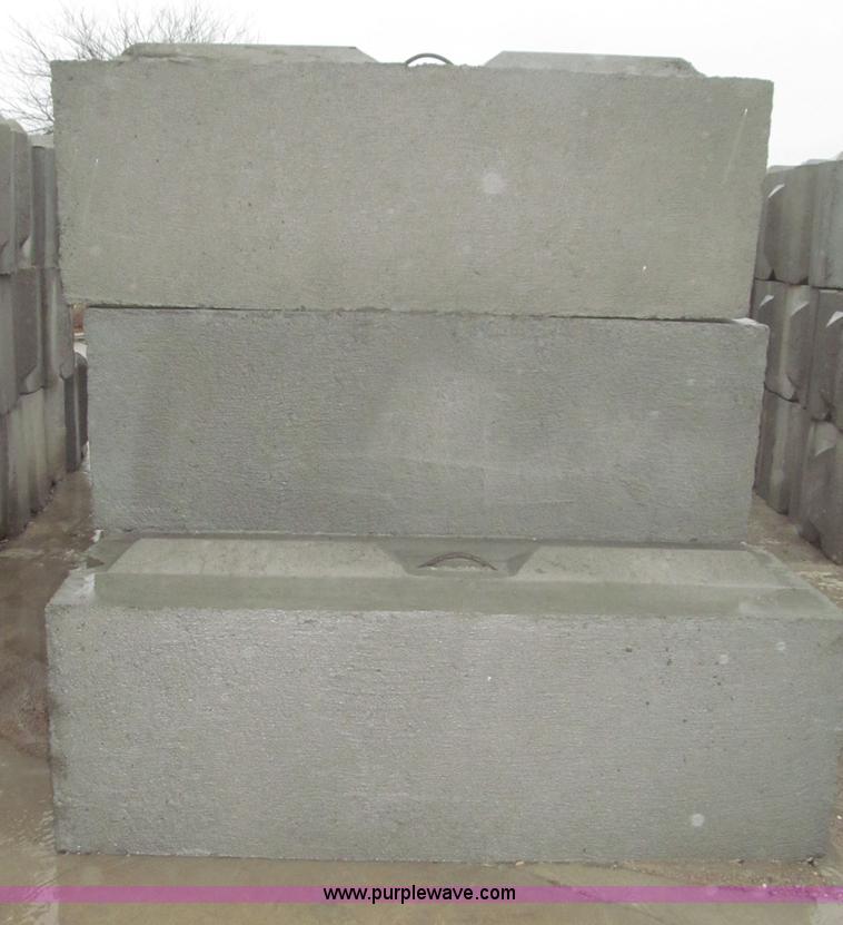 image for item B5469 (16) 6'L x 2'W x 2'H concrete bunker blocks