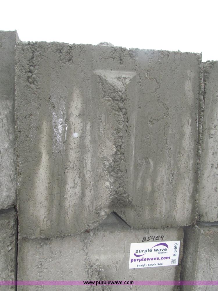 image for item B5469 (16) 6'L x 2'W x 2'H concrete bunker blocks