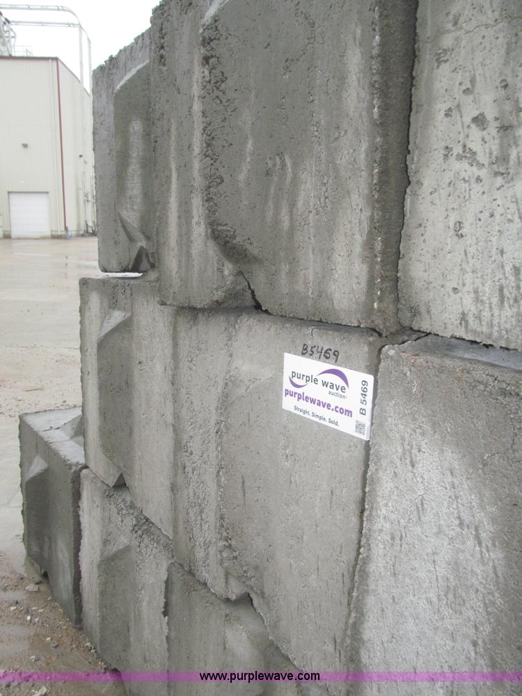 image for item B5469 (16) 6'L x 2'W x 2'H concrete bunker blocks