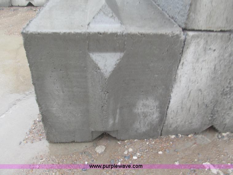 image for item B5469 (16) 6'L x 2'W x 2'H concrete bunker blocks