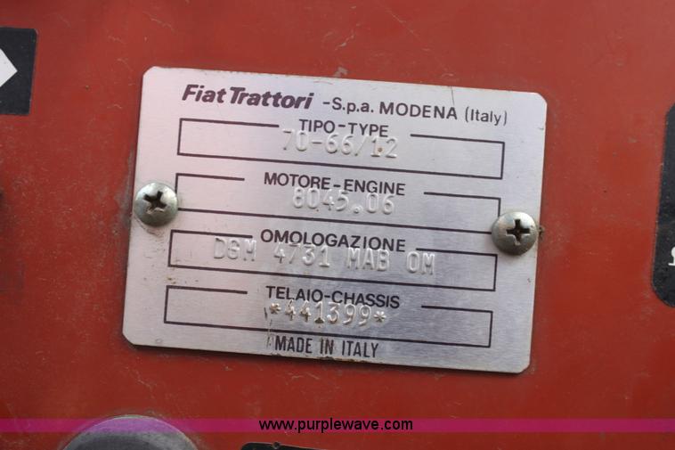 image for item C1056 Fiat Hesston 70-66 tractor