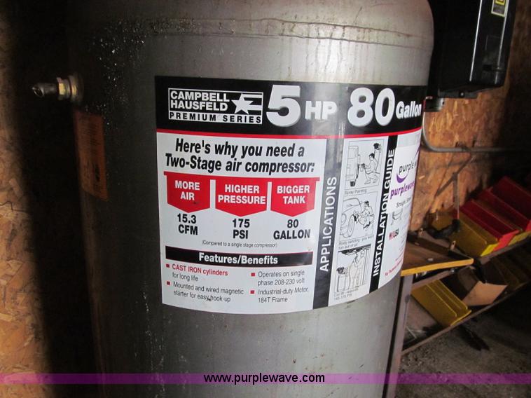 image for item D7317 Campbell Hausfeld air compressor