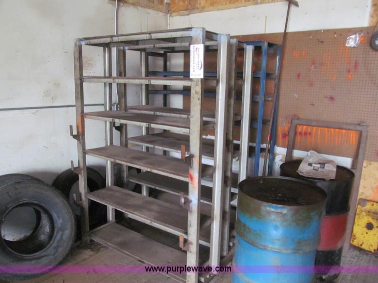 image for item D7321 (3) steel storage racks