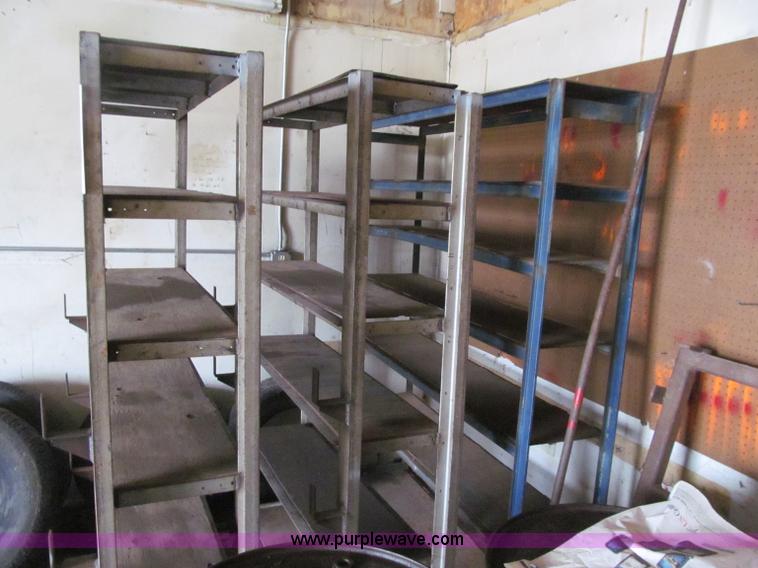 image for item D7321 (3) steel storage racks