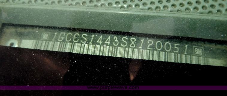 image for item D8072 1995 Chevrolet S10 pickup truck