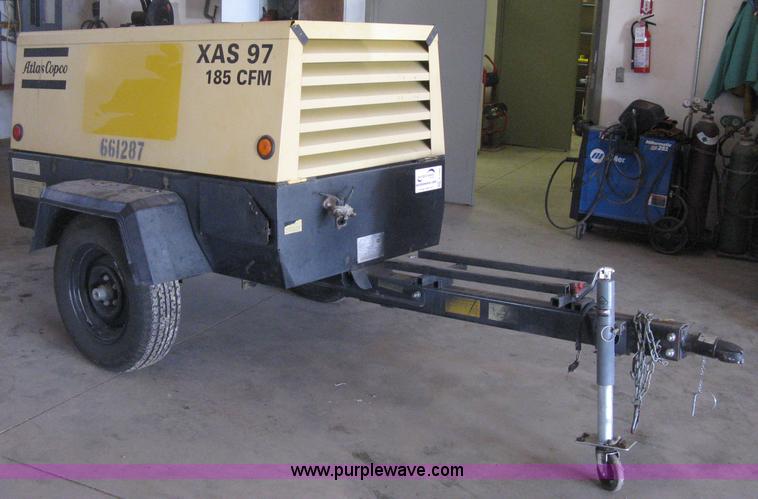 image for item E3380 2006 Atlas Copco XAS 97 air compressor