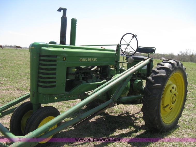 image for item E3440 1949 John Deere A tractor