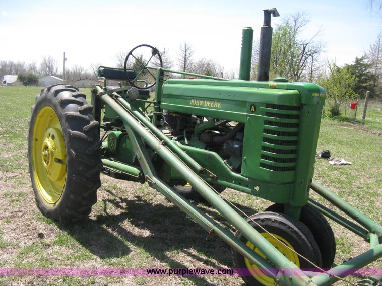 image for item E3440 1949 John Deere A tractor