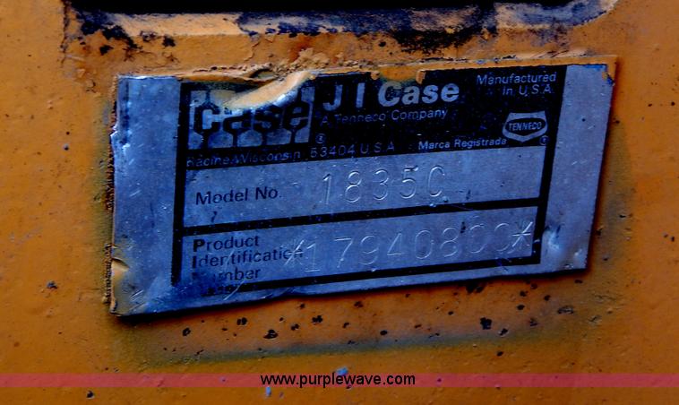 image for item G3123 1987 Case 1835C skid steer