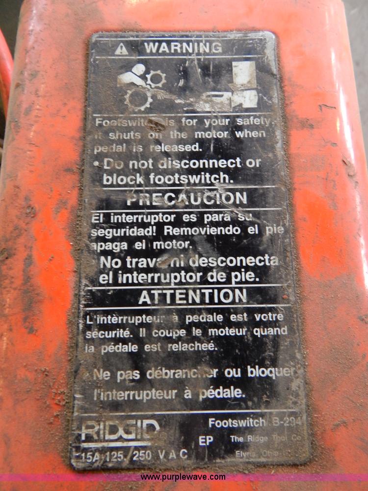 image for item G3129 Ridgid 400 pipe threader