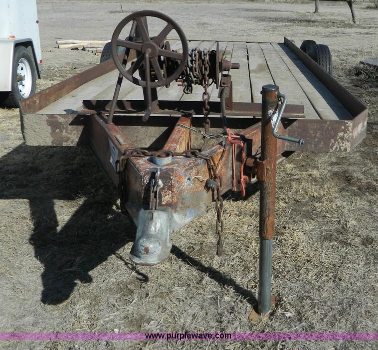 image for item G7793 1975 shop built trailer