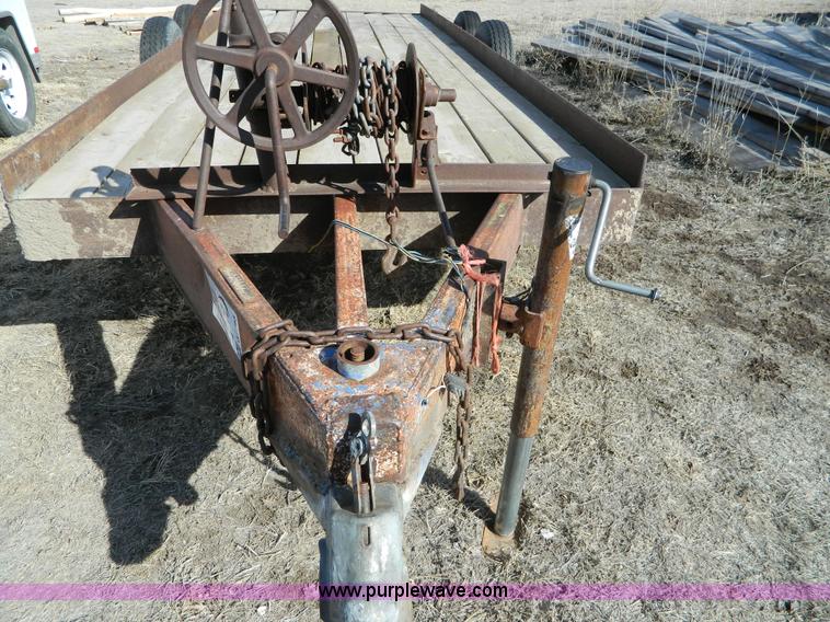 image for item G7793 1975 shop built trailer