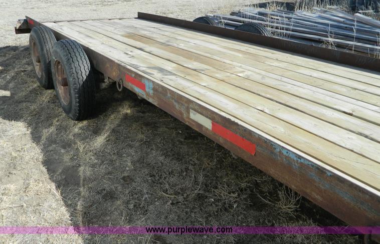 image for item G7793 1975 shop built trailer