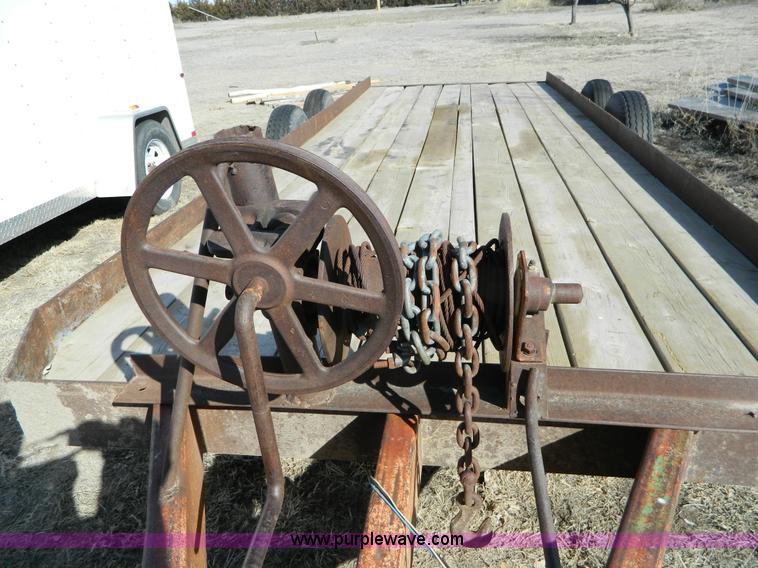 image for item G7793 1975 shop built trailer